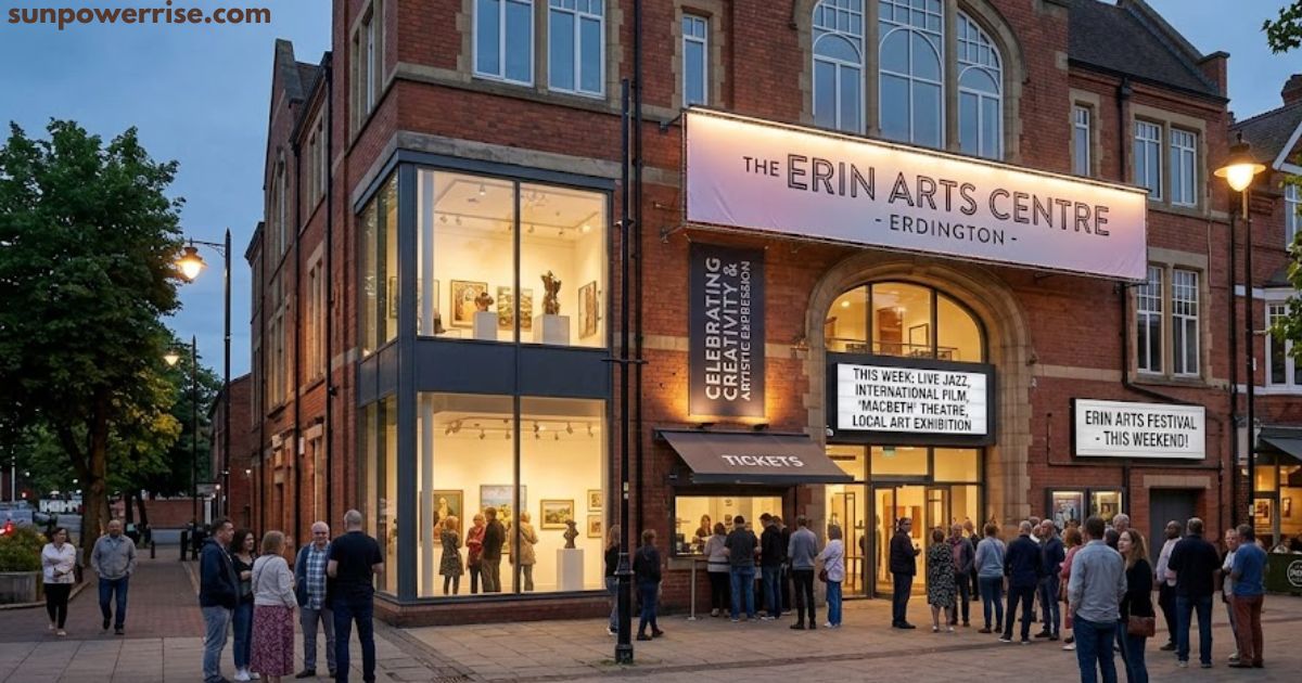 The Erin Arts Centre in Erdington UK hosting local cultural events.