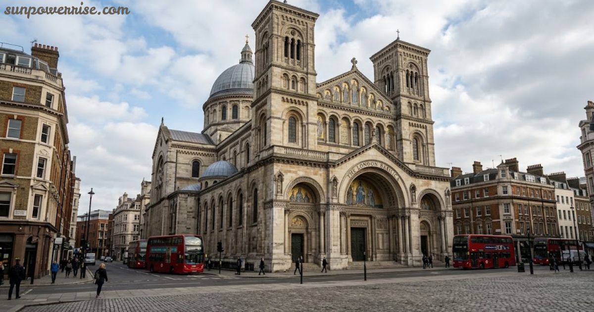 Tallest building in London with a historic cathedral London Basilica