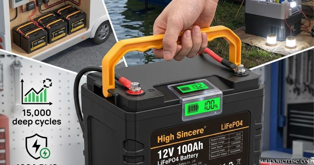 Lithium battery LiFePO4 pack for renewable energy