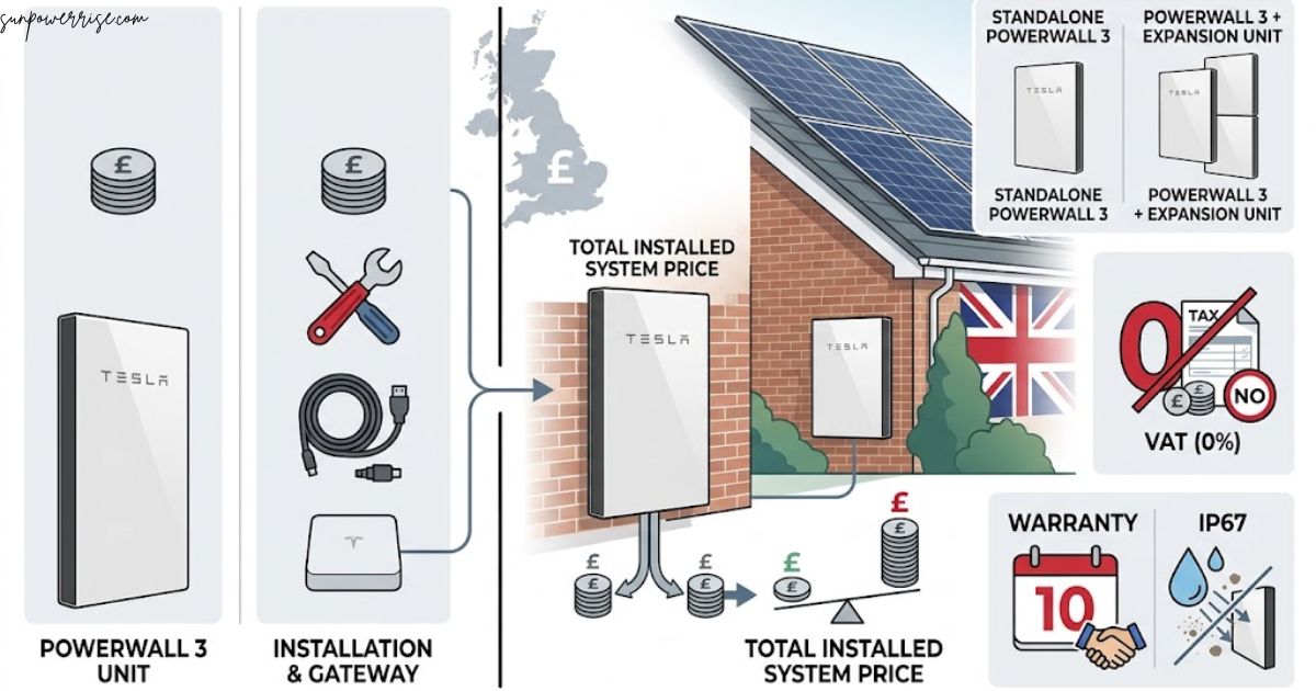 Tesla Powerwall 3 price UK with installation and expansion unit
