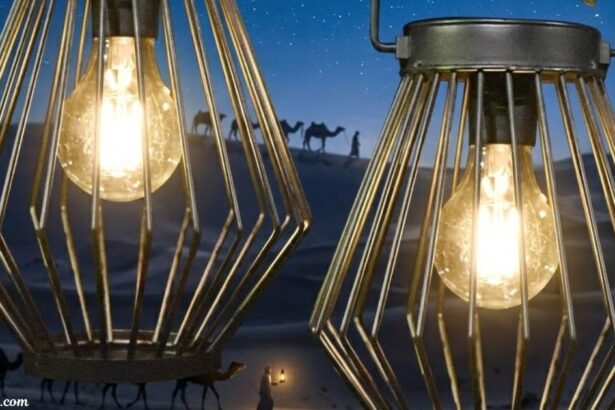 solar bulb lantern for outdoor hangings