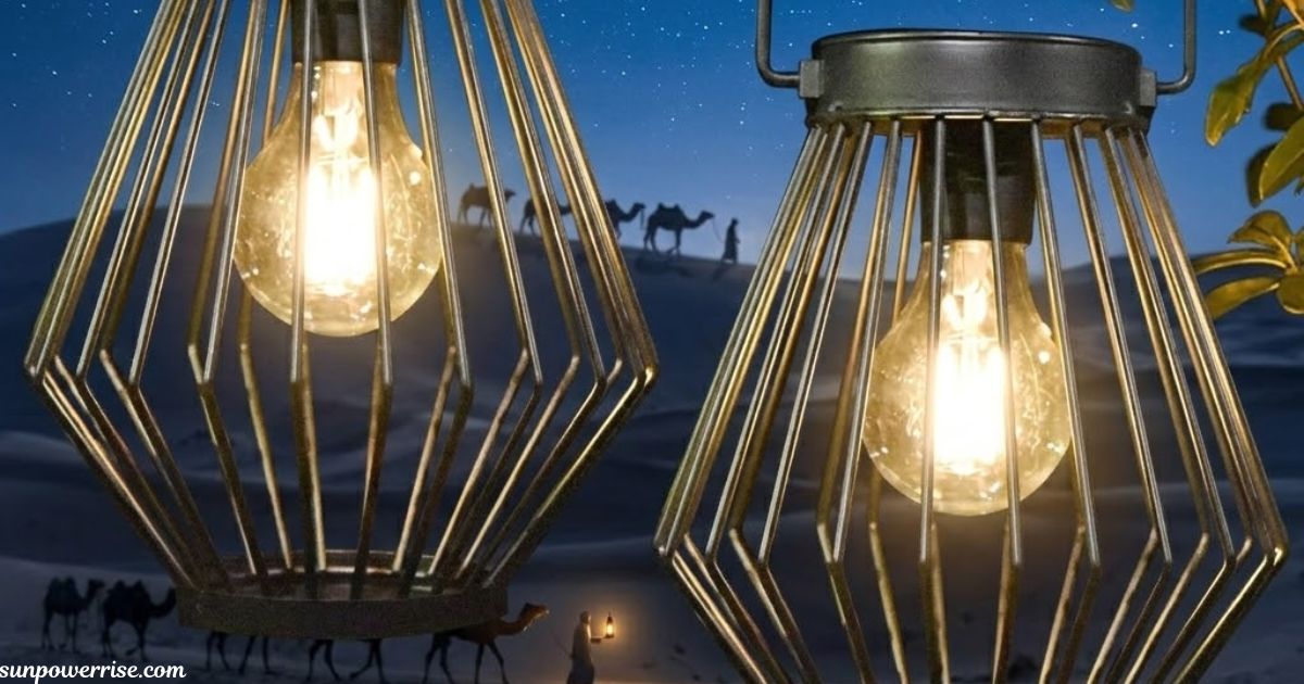 solar bulb lantern for outdoor hangings