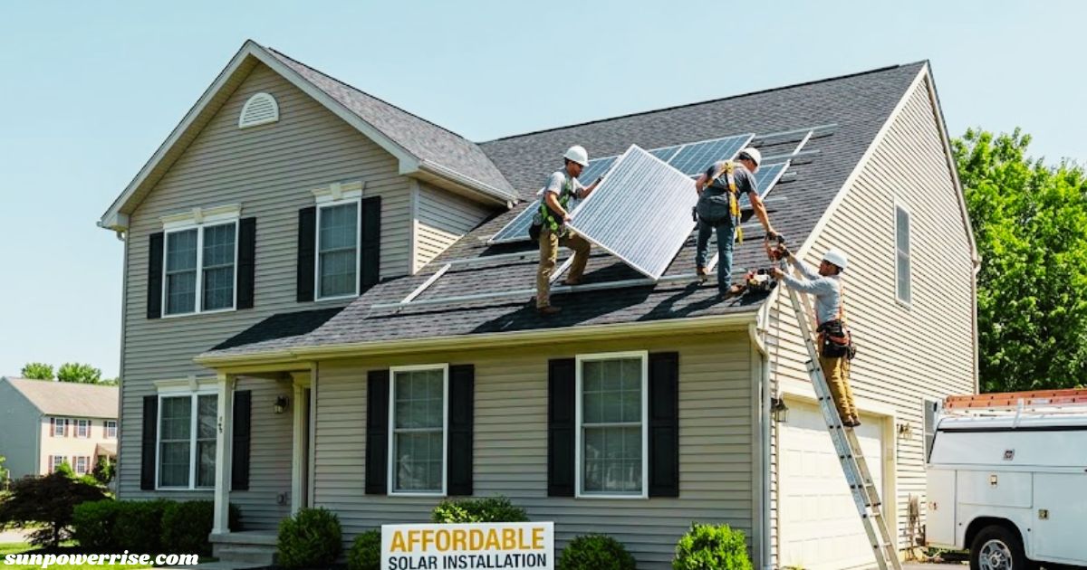8. Solar panel installation cost based on system size and energy needs