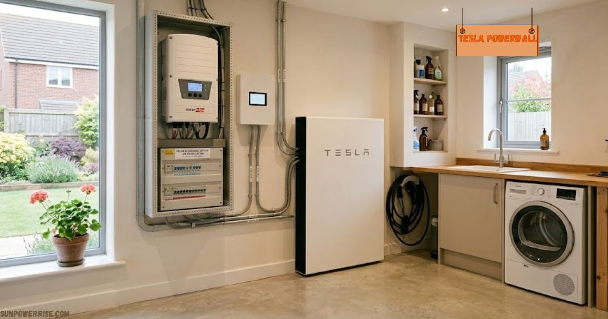 Tesla Powerwall energy storage system for home backup power