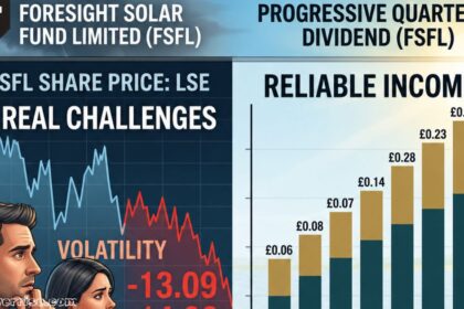 Foresight Solar share price analysis with dividend growth chart, stock volatility, and investment outlook.