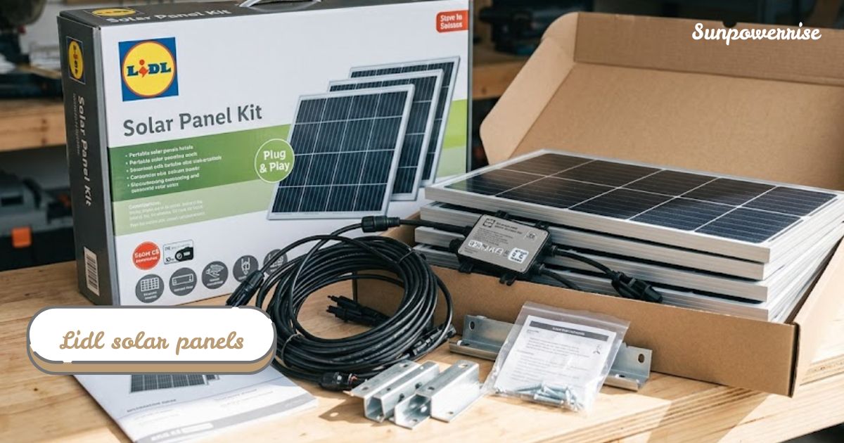 Lidl solar panels for home renewable energy solutions