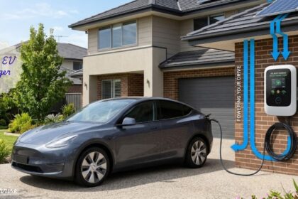 Solar EV charger for sustainable electric vehicle charging at home
