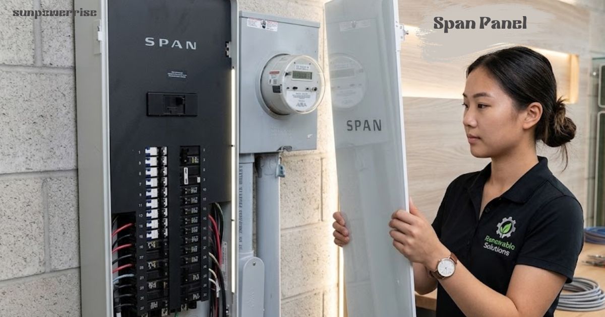 Span panel for modern building exterior
