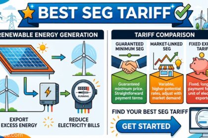 Best SEG tariff comparison showing solar export payment options and renewable energy benefits.