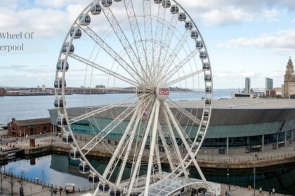 Echo Wheel of Liverpool with skyline and river views