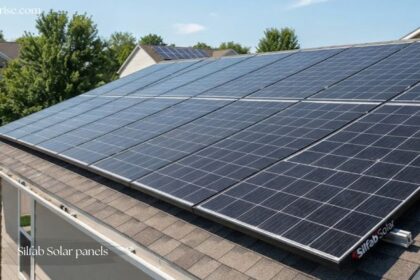 Silfab solar panels installed on a residential rooftop