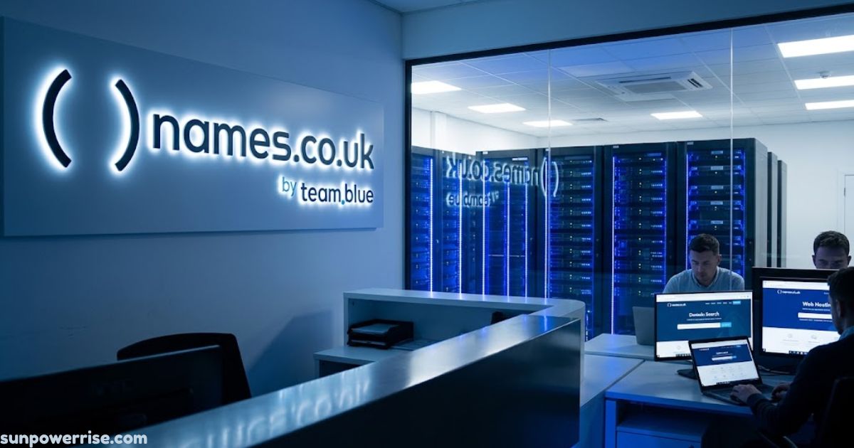 Namesco data centre with servers and technical support team
